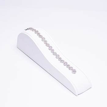18 kt White Gold Ladies 5.00 Carat Diamond Bracelet