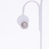 14 Kt White Gold Women's Diamond Earrings
