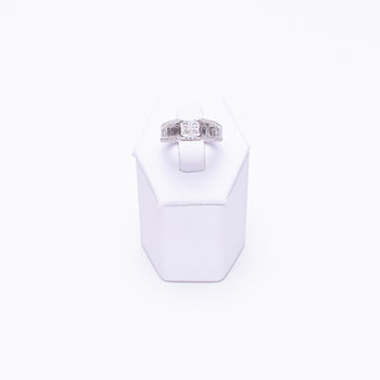 14 Kt White Gold Ladies Diamond Engagement Ring