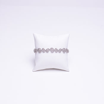 18 kt White Gold Ladies 5.00 Carat Diamond Bracelet