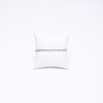 14 kt White Gold Ladies 0.85 Ct Diamond Bracelet