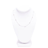 14 kt Kt White Gold Diamonds by the yard Necklace