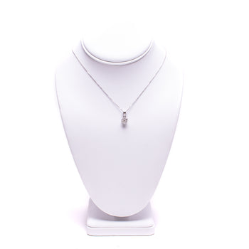 14 Kt White Gold Diamond Necklace
