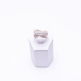 14 Kt Tri-Color Gold Ladies Diamond Ring