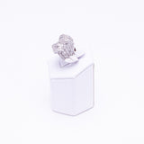 14 Kt White Gold Ladies Diamond Ring