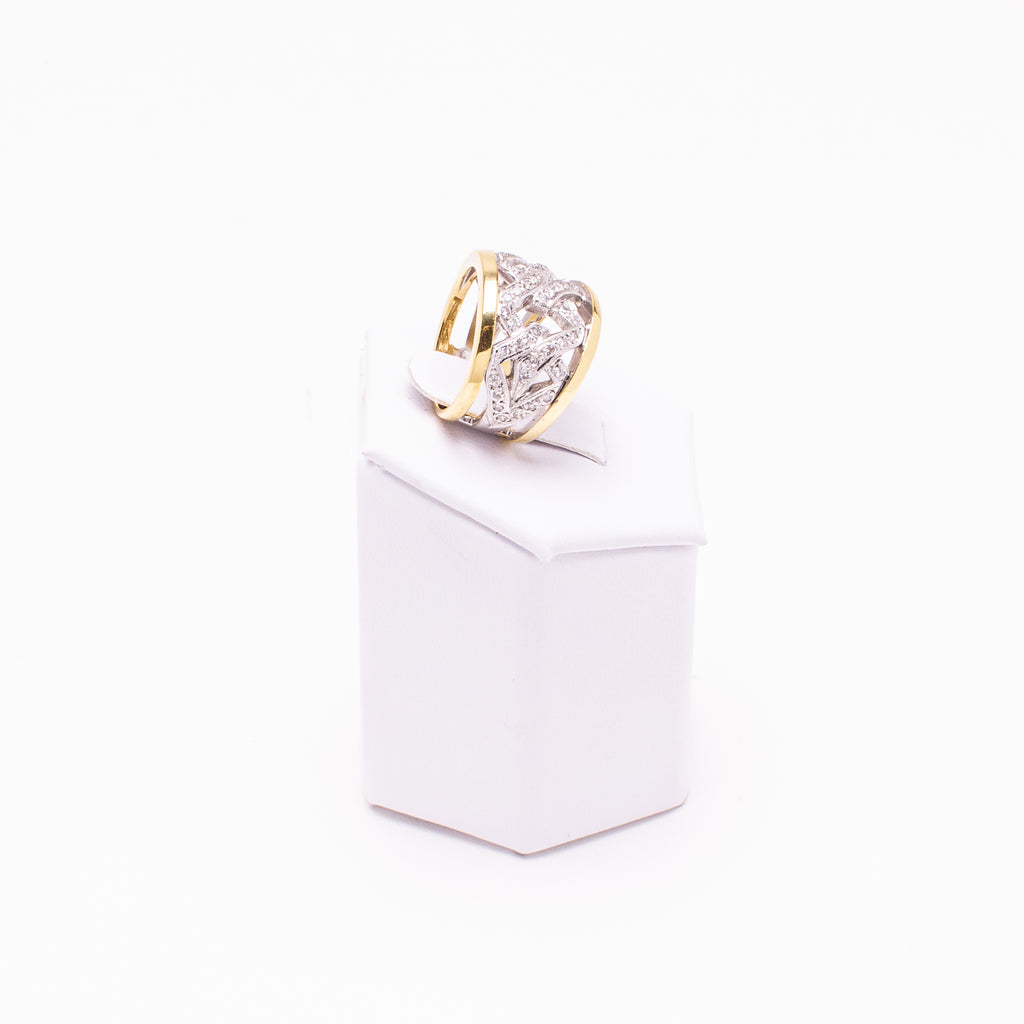 Motisons Jewellers - Solitaire Suave Gold Diamond Ring