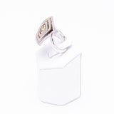 14 Kt White & Yellow Gold Ladies Natural Diamond Ring