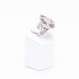14 Kt White Gold Ladies Natural Diamond Ring